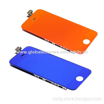 Electroplated Colored LCD Display with Touchscreen Digitizer Assembly for iPhone 5